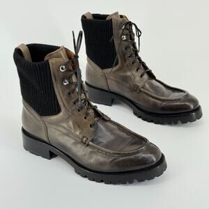 Jo Ghost Serena Diver Aneto Boots US 7.5 EU 38 Lace Up Combat Utility Distressed